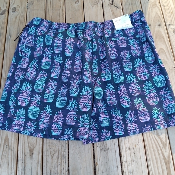 NEW Men's Goodfellow & Co Pineapple Swim Trunks Size XXL - Picture 2 of 3
